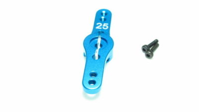 Palonier alu 25D Sanwa double bras(1)bleu