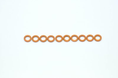 RONDELLE DE CALAGE ALU 3x5x3 ORANGE (4)