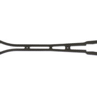 PLATINE SUPERIEURE CARBONE S411 FLEX 2MM