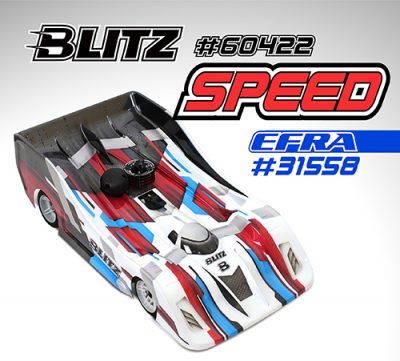 #60422 BLITZ SPEED 1/8th On-Road Racing Bodyshell