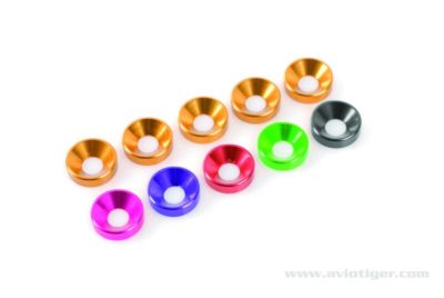 Rondelles conique M5 violet ou rouge