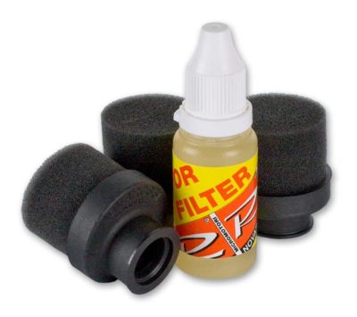 lot 3 Filtre air 1/8 piste +huile